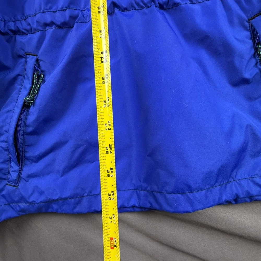 Columbia Mens XL Blue Pullover Ski Jacket Hooded Vintage 90s Coat Retro Anorak